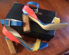 Genuine Leather Mimco HEELS Sandals Shoes Wedges 37 or 6