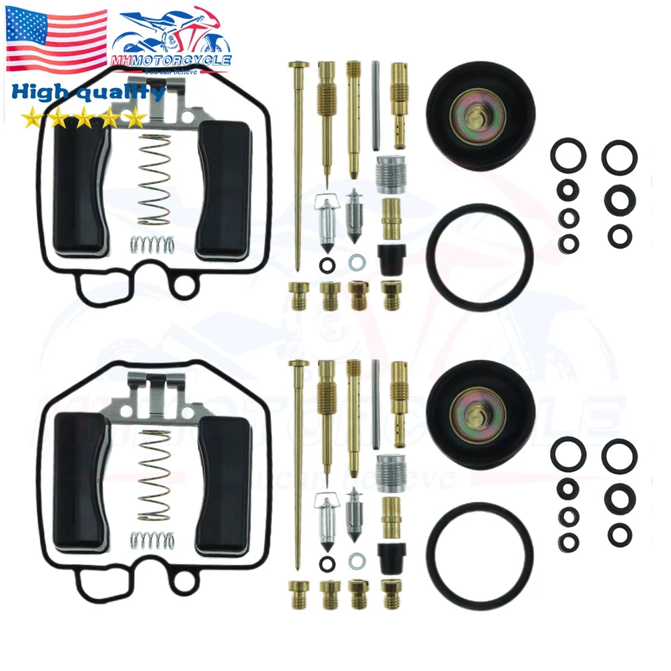 2PCS Carburetor repair rebuild kit with Float FIT FOR HONDA CB400T 1978-1979 US Foto 1 de 4