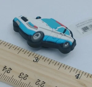 Police Car JIBBITZ Shoe Charm CROCS Cop Car Blue Large - Picture 1 of 7