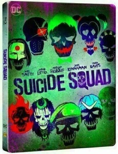 Suicide Squad - Limited Edition SteelBook  [4K Ultra HD + Blu-ray] New & Sealed! - Foto 1 di 1
