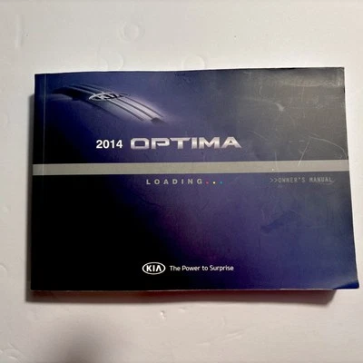 2014 Kia Optima Owner’s Manual - Image 1 of 3