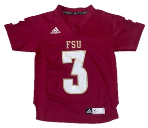 Florida State Seminoles #3 Adidas Maroon Football Jersey Youth Small - Picture 1 of 7