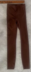 Lululemon braune enge Leggings mit hohem Bund Größe 4 - Bild 1 von 3