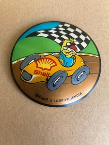 Shell oil lubricants large lapel badge vintage rare - Picture 1 of 14