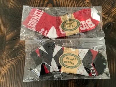cornell university socks lot of 2 donegal bay one size fits most new in bag USA - Image 1 of 4