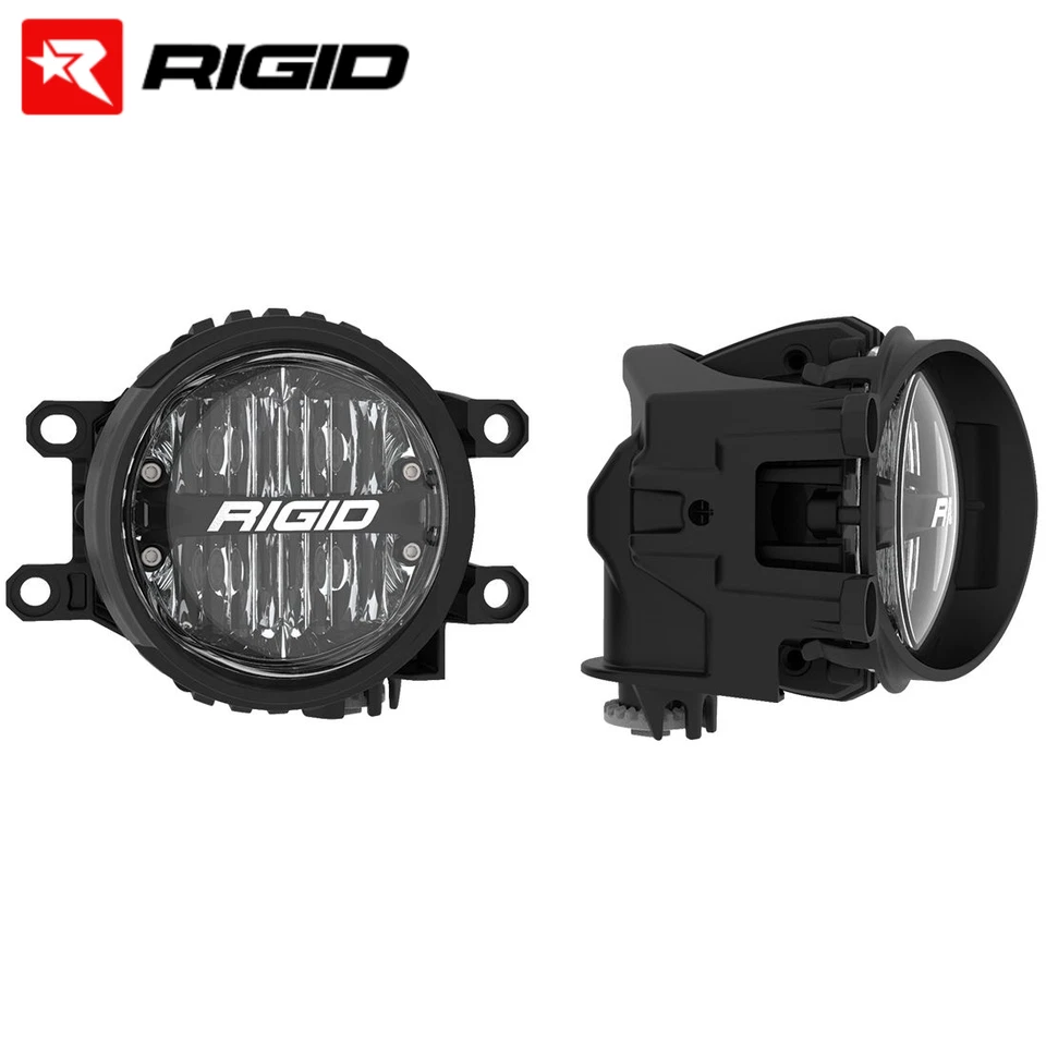 Rigid 4" 360-Series PRO SAE Fog Light Kit For 14-25 Toyota Tundra/4Runner/Tacoma Foto 1 de 4
