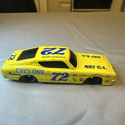 Racing Champions #72 1992 Benny Parsons amarillo 69 Mercury Cyclone 1/64 diecast Foto 1 de 4