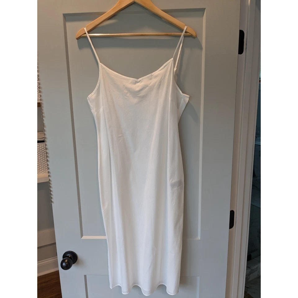 Camisón Brooks Brothers blanco de algodón talla 4 sin mangas Foto 1 de 4