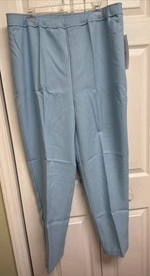 Pantalones para mujer Bend Over azules de poliéster nuevos con etiquetas: talla 20 Foto 1 de 4