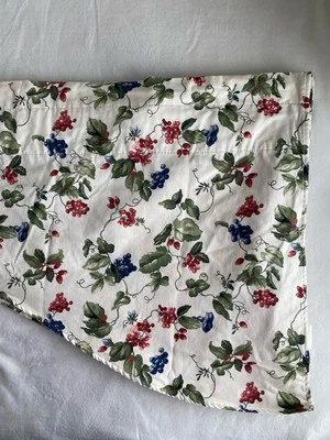 Juego de 2 cortinas cenefas vintage Waverly Orchard Trail núcleo festoneado de casa de campo Foto 1 de 4