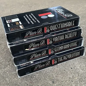 Plan B VHS SET! Questionable Virtual Reality skateboard skate video DVD Supreme - Picture 1 of 3
