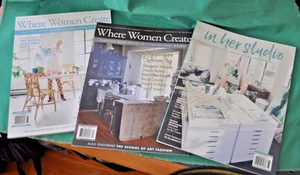 3 Magazines - 2 "Where Women Create" and 1 "in her studio" 2014, 2017, and 2019 - Picture 1 of 1