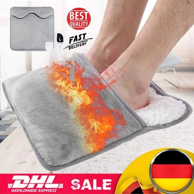 Heizkissen Elektrisch 40cm - Fusswärmer & Heizmatte | Wärmekissen Füße - Bild 1 von 4