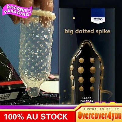 10Pcs Condoms Tight 52Mm Spike Small Size Ultra Thin Latex Condom Men Products - image 1 of 4