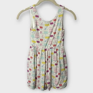 SweetHoney Romper Shorts Girl's 7 Birthday Cake Party Sleeveless Pockets - Picture 1 of 6