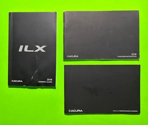 Acura ILX 2018 conjunto manual guía del propietario de fábrica *OEM* - Imagen 1 de 11