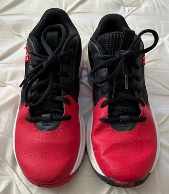 Zapatos de baloncesto Under Armour Lockdown 7 niños talla 5Y rojos negros blancos Foto 1 de 4