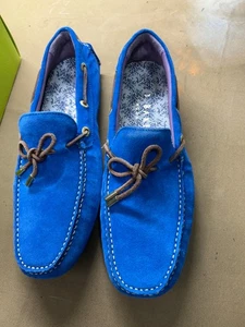 NEU MIT ETIKETT TED BAKER HERREN FAHRSCHUHE HALBSCHUHE IN BLAU USA Größe 9 - Bild 1 von 7