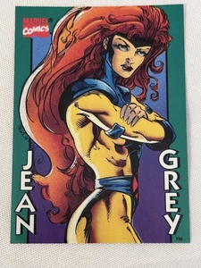 JEAN GREY - MARVEL FRANKLIN CRUNCH N MUNCH COLLECTABLE CARD  - Picture 1 of 2