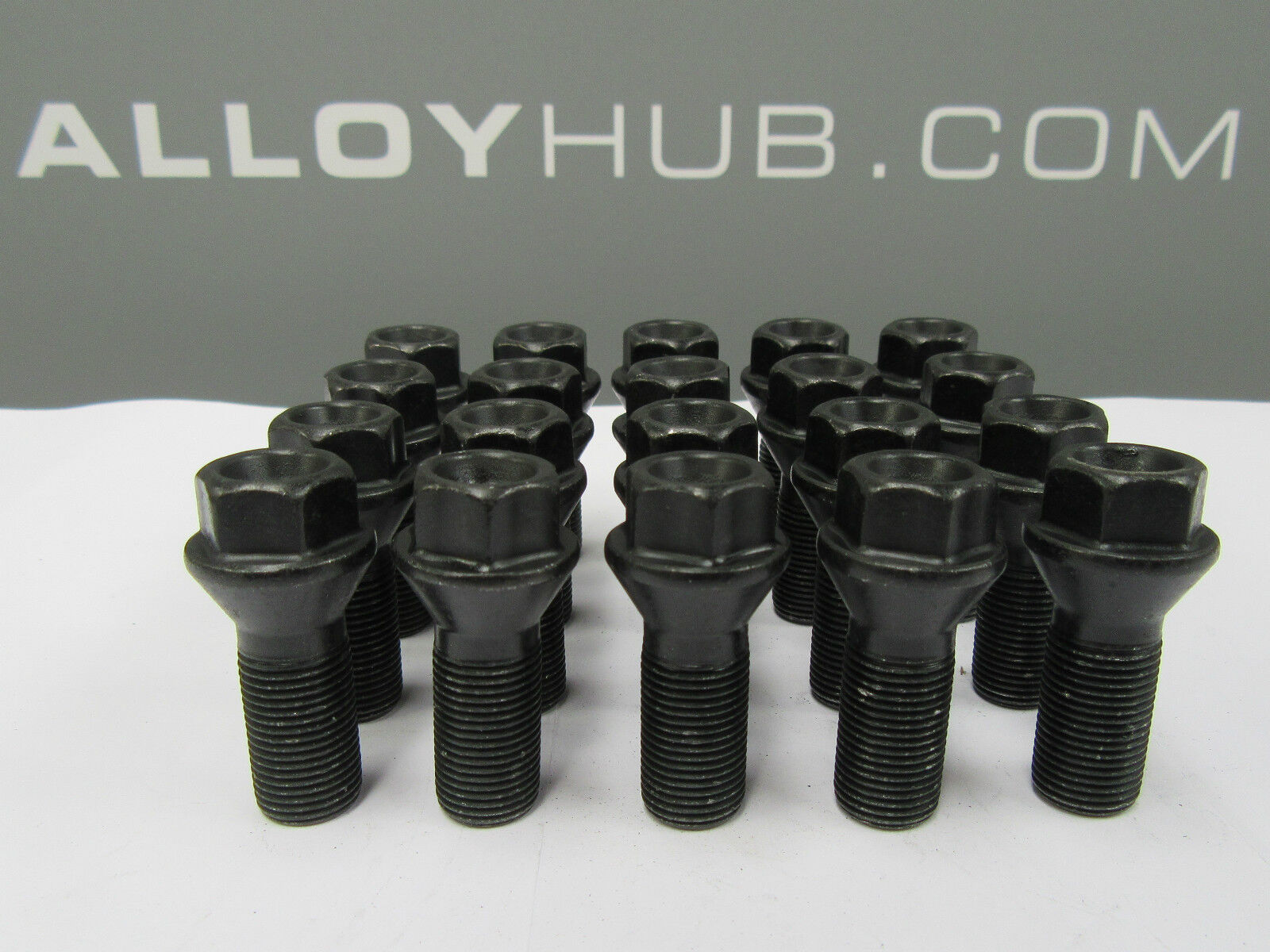 X20 NUTS BRAND NEW BMW 5 SERIES F10/11/18/07 GT BLACK COATED ALLOY WHEEL BOLTS 