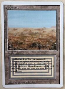 Revised Scrubland X1 Mtg Magic the Gathering