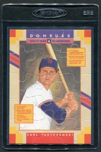 1990 Donruss Mini Puzzle Carl Yastrzemski Red Sox Mint - Picture 1 of 1