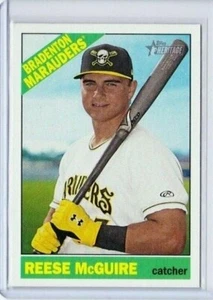 2015 TOPPS HERITAGE MINORS REESE MCGUIRE #3 BLUE JAYS PD - Picture 1 of 2