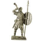 Viking siglo 9-10. Soldados de juguete de hojalata. Figura en miniatura de 54 mm. escultura de metal