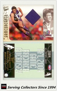 2004 AFL Conquest Card Game Worn Guernsey Card GB2 Matthew Pavlich (Fremantle)
