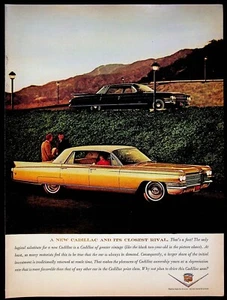 1963 Fleetwood Cadillac Automobile Gold Car Vintage 60s Print Ad - Picture 1 of 1