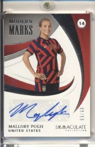2021 Immaculate Mallory Pugh Swanson # MM-MPU  Modern Marks  Auto  69/99  USWNT - Picture 1 of 2