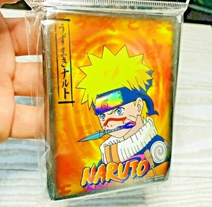 Naruto Orange 50x Holographic Anime Trading Card Sleeves TCG CCG Pack 2002 - Picture 1 of 4