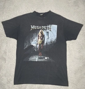 RARE Vintage 90s Megadeth Countdown To Extinction Concert Tour Shirt Men L Metal - Picture 1 of 22