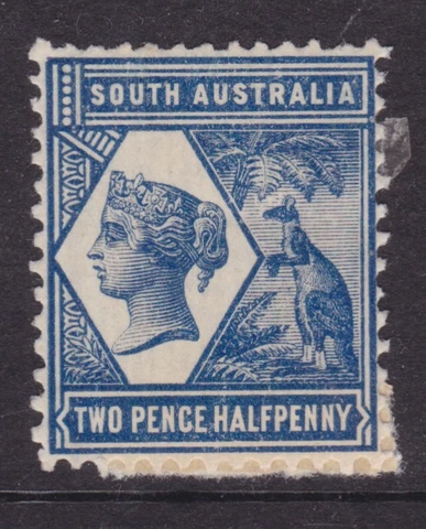 SOUTH AUSTRALIA 1894 2 1/2D INDIGO BLUE QV MINT/MH SG 237 (NG47) Cover