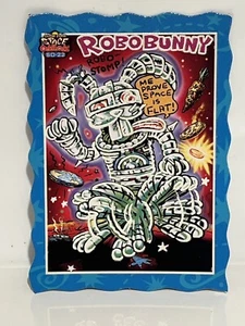 Blue Oddbodz Glow Zone Space card no SO- 22 Robo Bunny - Picture 1 of 3