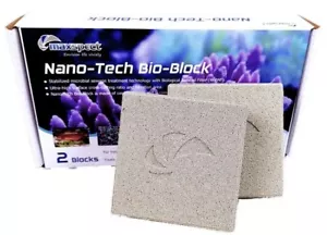 MAXSPECT NANO TECH BIO BLOCK 2PZ BIO BLOCCHI X FILTRO SUMP ACQUARIO DOLCE MARINO - Bild 1 von 4