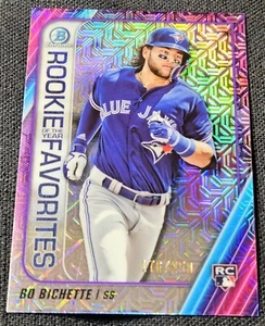 2020 Bowman Chrome Purple /250 Rookie Bo Bichette Mojo Refractor RC #ROYF-BB - Bild 1 von 2