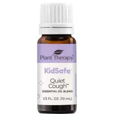 Mezcla de aceites esenciales para la tos tranquila KidSafe Plant Therapy 10 ml congestión natural Foto 1 de 2