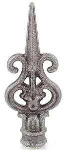 1 Pieza Punta Decorativa Metal - 125x45mm (HxW) / Base: ∅ 20 Vallas Decoración 4... - Imagen 1 de 7