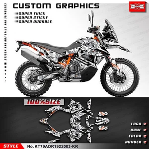 Kungfu Graphics Motorcycle Stickers for 790 890 Adventure R 2019-2022 Bodywork - Picture 1 of 7