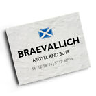 A3 Print - Braevallich, Argyll And Bute, Scotland - Lat/Long Nm9507