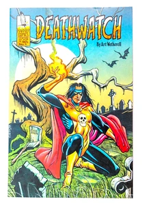 Deathwatch #1 (1987 Harrier Comics) Deathbringer by Art Wetherell NM- - Picture 1 of 3