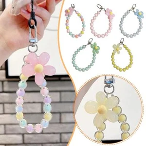 Wrist Strap Phone Lanyard Beads Phone Chain Cellphone Strap Mobile Phone Chain - Zdjęcie 1 z 21
