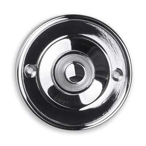 Byron wired chrome bell push button 63mm - 2207C - Picture 1 of 3