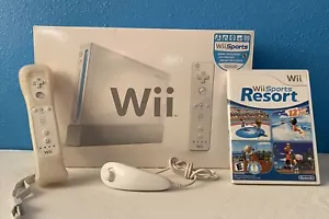 Wii Konsole mit Wii Sports Spielepaket Nintendo Konsole komplett in Box getestet - Bild 1 von 11