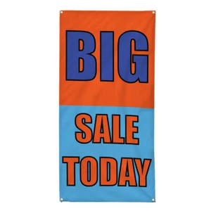 Vertical Vinyl Banner Multiple Sizes Big Deal Today Business Outdoor - Picture 1 of 6