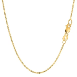 Collana catena Forsantina in vero oro giallo 14 kt, 1,5 mm, 20" - Foto 1 di 5