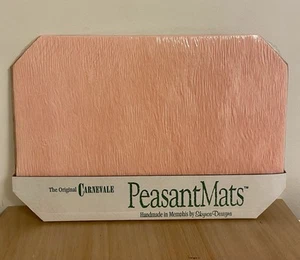 12 The Original Carnevale Peasant Mats LIGHT PINK Skyros Designs New Sealed - Picture 1 of 2