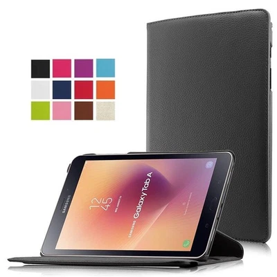 360 Rotating Leather Case Cover For Samsung Galaxy Tab A (2017) 8" SM-T385 T380 - image 1 of 2