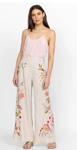 NWT!  Johnny Was Joya wide Leg Linen Pants XL - Picture 1 of 6